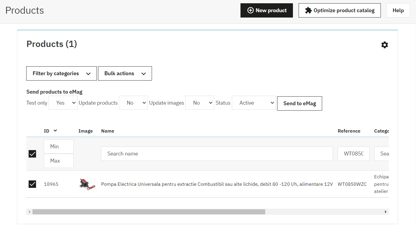 bizzmags marketplace emag bulk actions