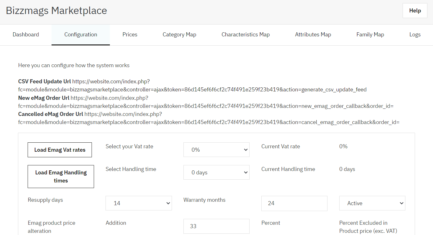 bizzmags marketplace emag configuration 1